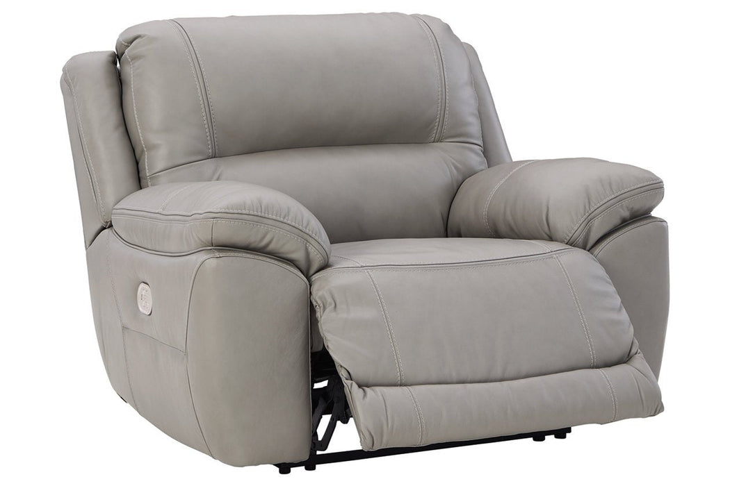 Dunleith Gray Power Recliner - U7160582 - Gate Furniture