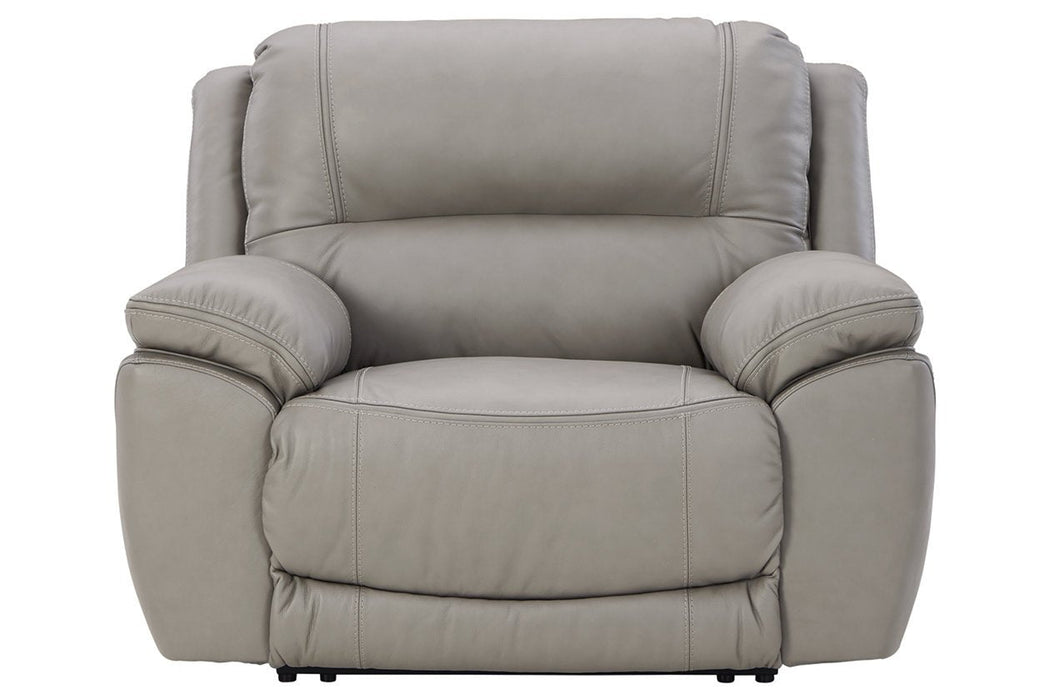 Dunleith Gray Power Recliner - U7160582 - Gate Furniture