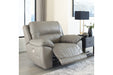Dunleith Gray Power Recliner - U7160582 - Gate Furniture