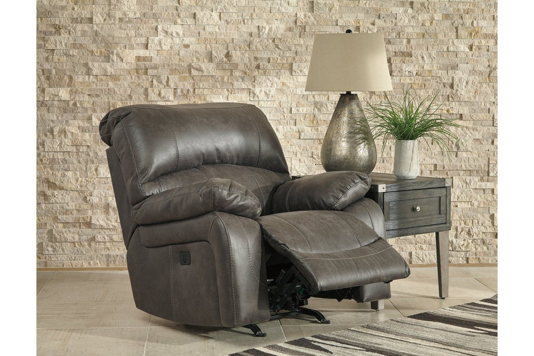 Dunwell Steel Power Recliner - 5160113 - Gate Furniture