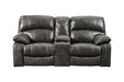 Dunwell Steel Power Reclining Loveseat with Console - 5160118 - Gate Furniture