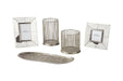 Dympna Silver Finish Accessory Set (Set of 5) - A2C00115 - Gate Furniture