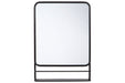 Ebba Black Accent Mirror - A8010232 - Gate Furniture