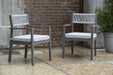 Eden Town Arm Chair with Cushion (Set of 2) - P358-601A - In Stock Furniture