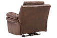 Edmar Chocolate Power Recliner - U6480513 - Gate Furniture