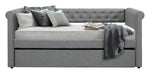 Edmund Gray Twin Daybed with Trundle - 4970 - Gate Furniture