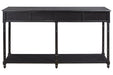 Eirdale Black Sofa/Console Table - A4000189 - Gate Furniture