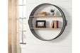 Eirny Antique Gray/Natural Wall Shelf - A8010096 - Gate Furniture