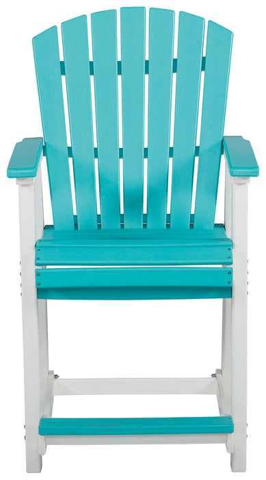 Eisely Outdoor Counter Height Bar Stool (Set of 2) - P208-124 - In Stock Furniture