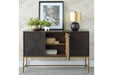 Elinmore Brown/Gold Finish Accent Cabinet - A4000316 - Gate Furniture
