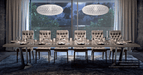 Elite Dining Table Brown  Silver Birch - i27721 - In Stock Furniture