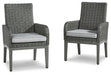Elite Park Arm Chair with Cushion (Set of 2) - P518-601A - In Stock Furniture