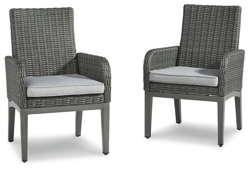 Elite Park Arm Chair with Cushion (Set of 2) - P518-601A - In Stock Furniture