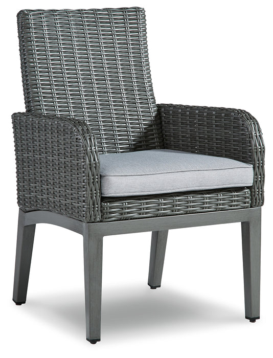 Elite Park Arm Chair with Cushion (Set of 2) - P518-601A - In Stock Furniture