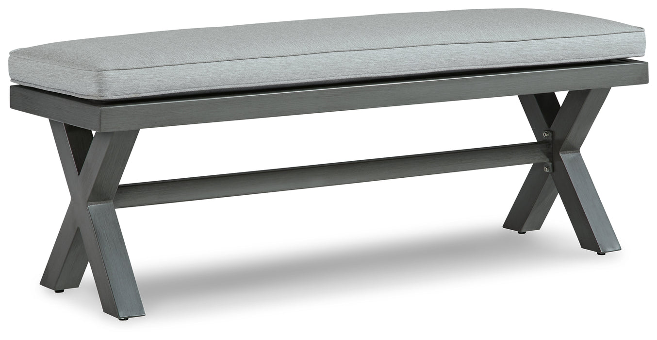 Elite Park Outdoor Bench with Cushion - P518-600 - In Stock Furniture