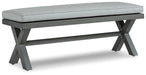 Elite Park Outdoor Bench with Cushion - P518-600 - In Stock Furniture