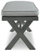 Elite Park Outdoor Bench with Cushion - P518-600 - In Stock Furniture