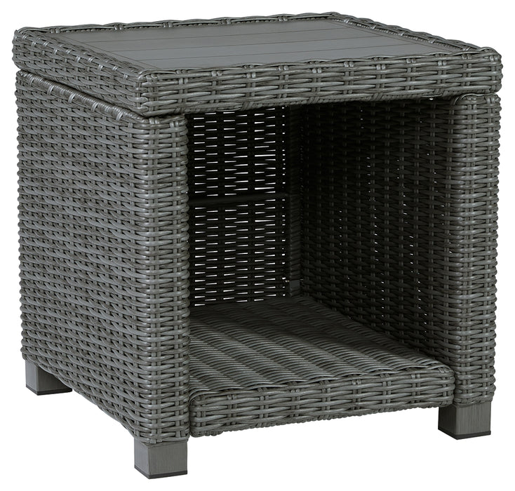 Elite Park Outdoor End Table - P518-702 - In Stock Furniture