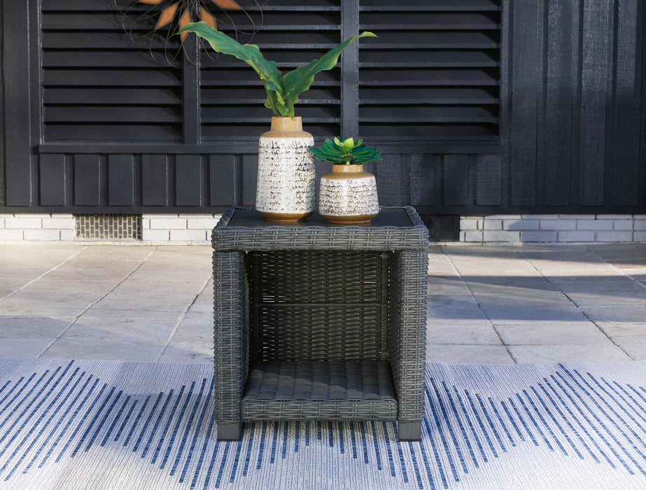Elite Park Outdoor End Table - P518-702 - In Stock Furniture