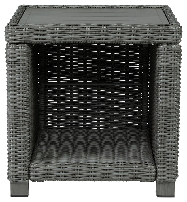 Elite Park Outdoor End Table - P518-702 - In Stock Furniture