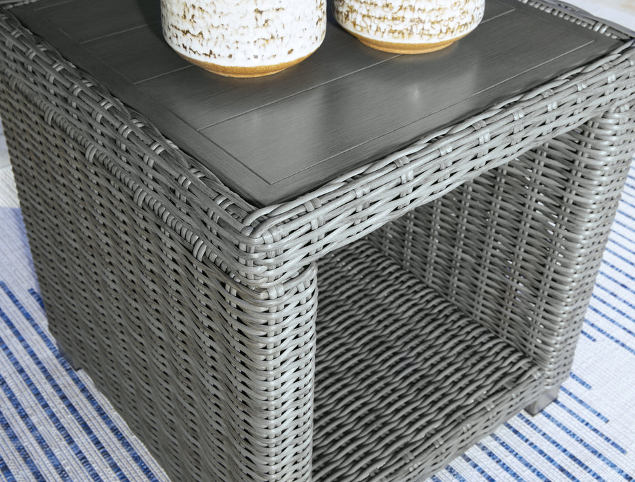 Elite Park Outdoor End Table - P518-702 - In Stock Furniture