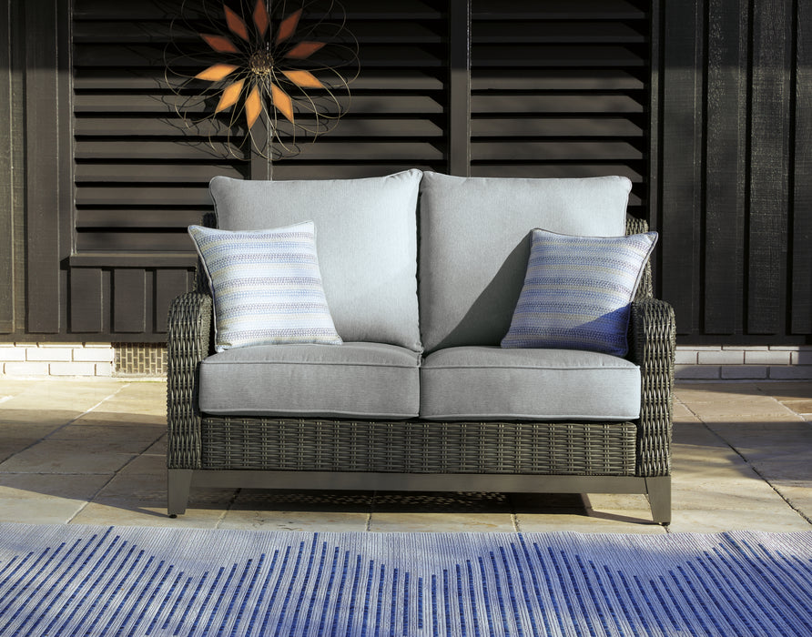 Elite Park Outdoor Loveseat with Cushion - P518-835 - In Stock Furniture