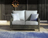 Elite Park Outdoor Loveseat with Cushion - P518-835 - In Stock Furniture