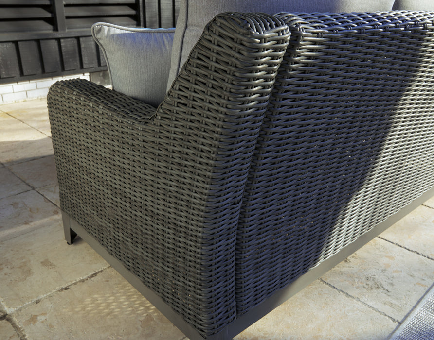 Elite Park Outdoor Loveseat with Cushion - P518-835 - In Stock Furniture