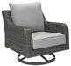 Elite Park Outdoor Swivel Lounge with Cushion - P518-821 - In Stock Furniture
