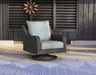 Elite Park Outdoor Swivel Lounge with Cushion - P518-821 - In Stock Furniture