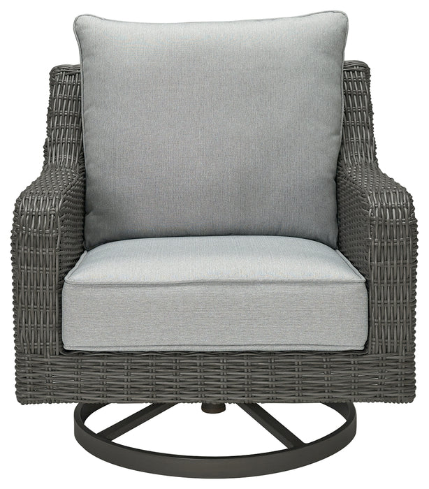 Elite Park Outdoor Swivel Lounge with Cushion - P518-821 - In Stock Furniture