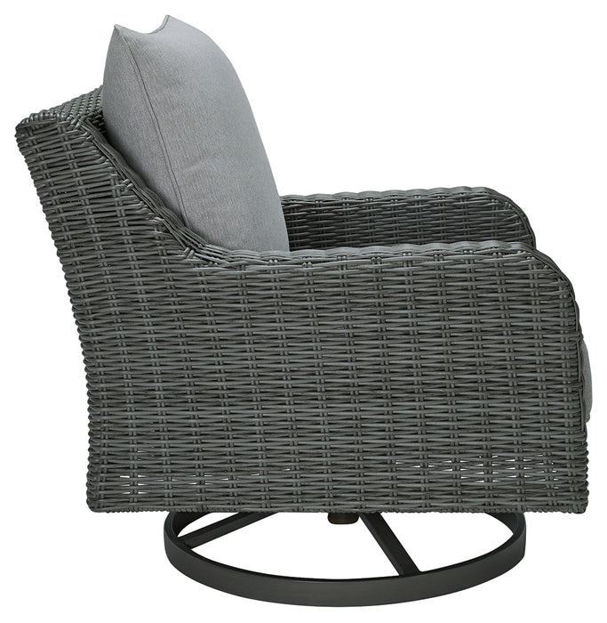 Elite Park Outdoor Swivel Lounge with Cushion - P518-821 - In Stock Furniture