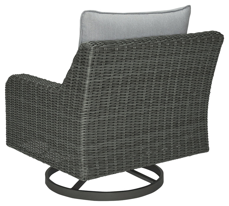 Elite Park Outdoor Swivel Lounge with Cushion - P518-821 - In Stock Furniture