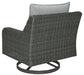 Elite Park Outdoor Swivel Lounge with Cushion - P518-821 - In Stock Furniture