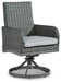 Elite Park Swivel Chair with Cushion (Set of 2) - P518-602A - In Stock Furniture