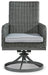 Elite Park Swivel Chair with Cushion (Set of 2) - P518-602A - In Stock Furniture