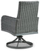 Elite Park Swivel Chair with Cushion (Set of 2) - P518-602A - In Stock Furniture