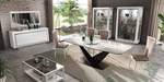 Elite White Dining Room Set - Gate Furniture