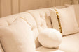 Ella Ivory Boucle Curved Sectional - Gate Furniture