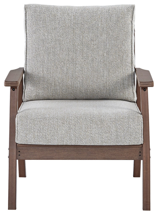 Emmeline Outdoor Lounge Chair with Cushion (Set of 2) - P420-820 - In Stock Furniture