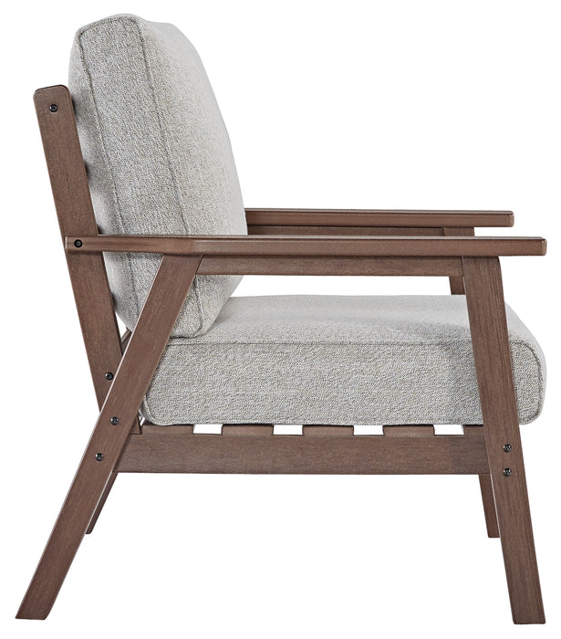 Emmeline Outdoor Lounge Chair with Cushion (Set of 2) - P420-820 - In Stock Furniture