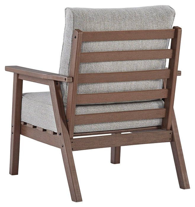 Emmeline Outdoor Lounge Chair with Cushion (Set of 2) - P420-820 - In Stock Furniture
