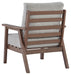 Emmeline Outdoor Lounge Chair with Cushion (Set of 2) - P420-820 - In Stock Furniture