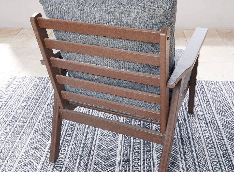 Emmeline Outdoor Lounge Chair with Cushion (Set of 2) - P420-820 - In Stock Furniture