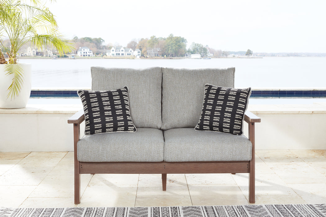 Emmeline Outdoor Loveseat with Cushion - P420-835 - In Stock Furniture