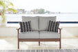 Emmeline Outdoor Loveseat with Cushion - P420-835 - In Stock Furniture