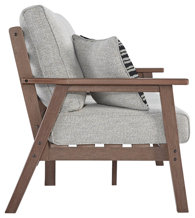 Emmeline Outdoor Loveseat with Cushion - P420-835 - In Stock Furniture