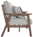 Emmeline Outdoor Loveseat with Cushion - P420-835 - In Stock Furniture