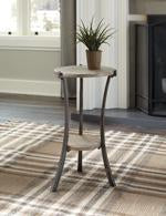 Enderton White Wash/Pewter Accent Table - A4000081 - Gate Furniture