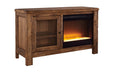 Entertainment Accessories Black Electric Fireplace Insert - W100-02 - Gate Furniture